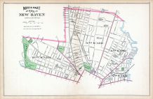 New Haven City - North Part, Connecticut State Atlas 1893